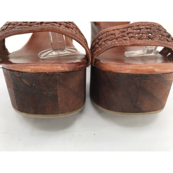 Bed Stu Kenya Platform Sandals Women's 11 Bown Leather Buckle Chunky Gladiator - Picture 7 of 15